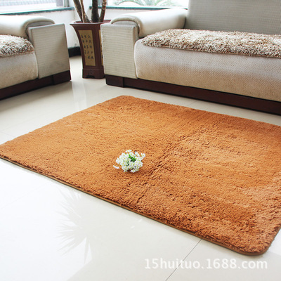 供應超柔短絲毛方形客廳地毯 吸水防滑的優質淘寶貨源